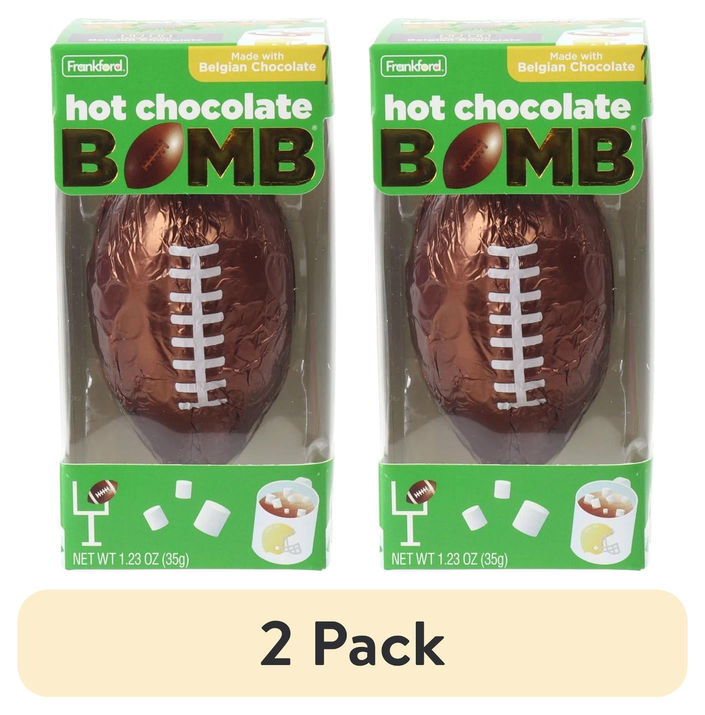 (2 pack) Frankford Original Hot Chocolate Bomb Football 1.23 ounce
