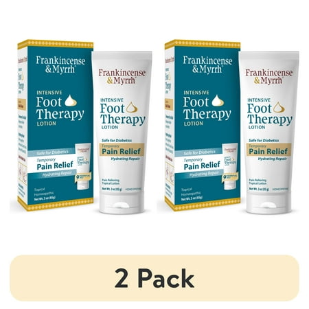 (2 pack) Frankincense & Myrrh Intensive Foot Therapy Lotion