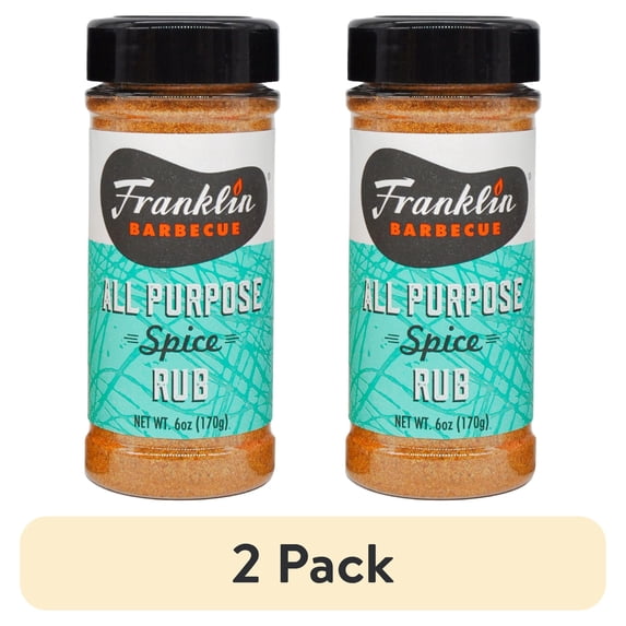 (2 pack) Franklin Barbecue All Purpose Seasoning, 6 oz