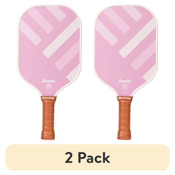 (2 pack) Franklin Sports Pickleball Paddle - DEFY - Textured Fiberglass Surface - Polypropylene Core - DEFY - Official USA Pickleball (USAP) Approved