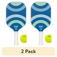 thumbnail image 1 of (2 pack) Franklin Sports Polymer Paddle and Ball Set - (2) Fiberglass Pickleball Rackets + (2) X-40 Pickleballs - USAPA Approved - Blue/Orange, 1 of 12