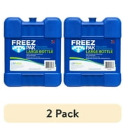 (2 pack) Freez Pak Large Reusable Ice Pack with Hard Shell, 2.4lbs