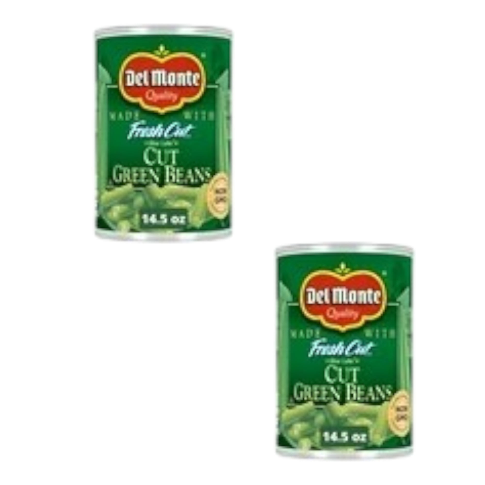 (2 pack) Fresh Cut Blue Lake Cut Green Beans, 14.5 oz