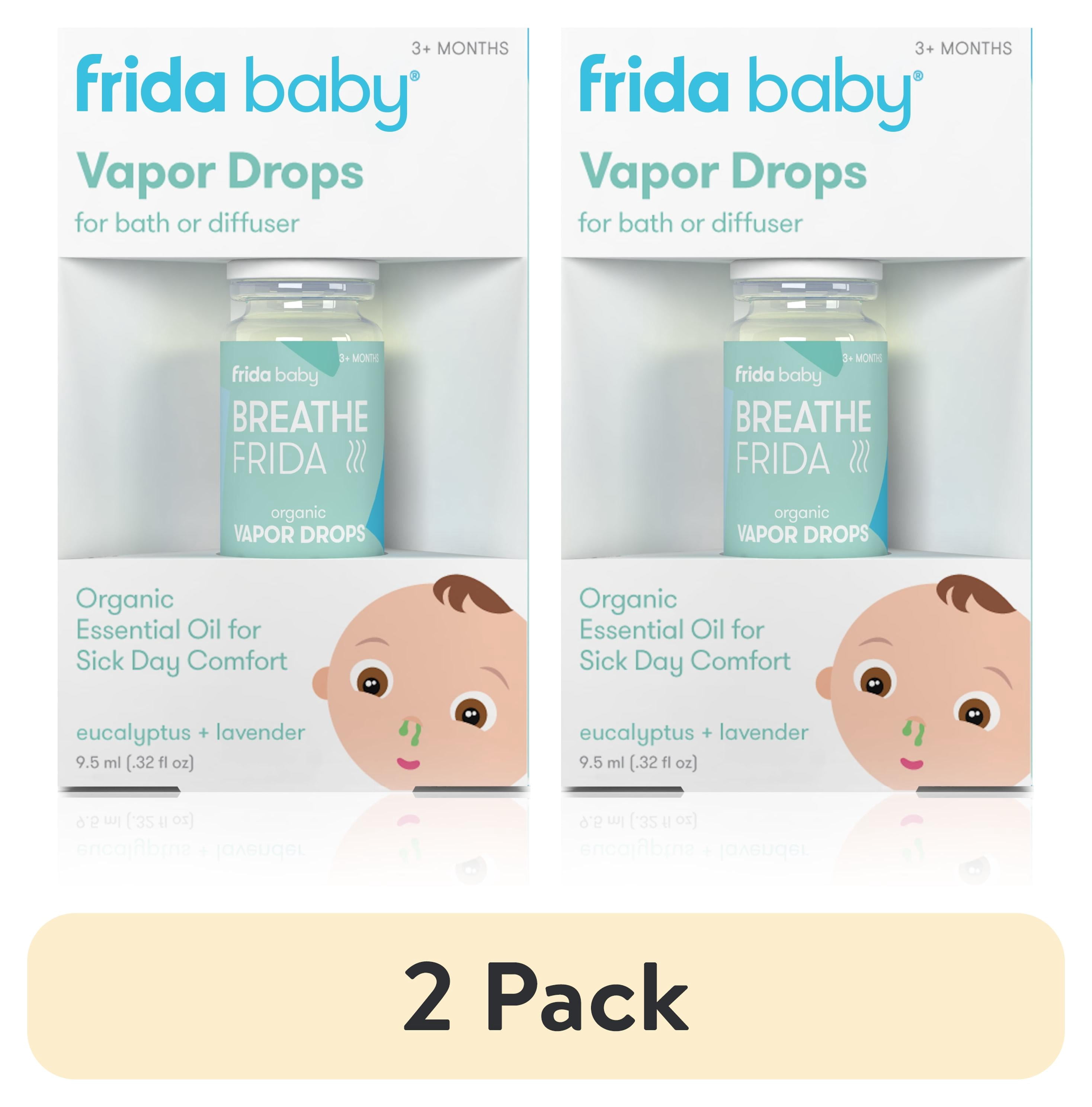 (2 pack) Frida Baby Breathefrida Vapor Bath Drops