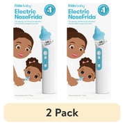 2 pack Frida Baby Electric NoseFrida Nasal Aspirator for Baby and Toddler, Upgraded Nasal Aspirator for Congestion Relief, 0+ Months