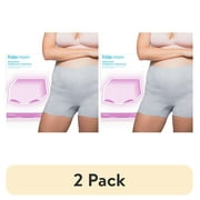 2 pack Frida Mom Disposable Postpartum Underwear for Women, Boyshort, One Size Petite 8 Count