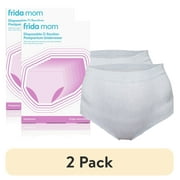2 pack Frida Mom Disposable Postpartum Underwear for Women, High Waist 8 Count