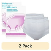 2 pack Frida Mom Disposable Postpartum Underwear for Women, High Waist, Petite One Size 8 Count
