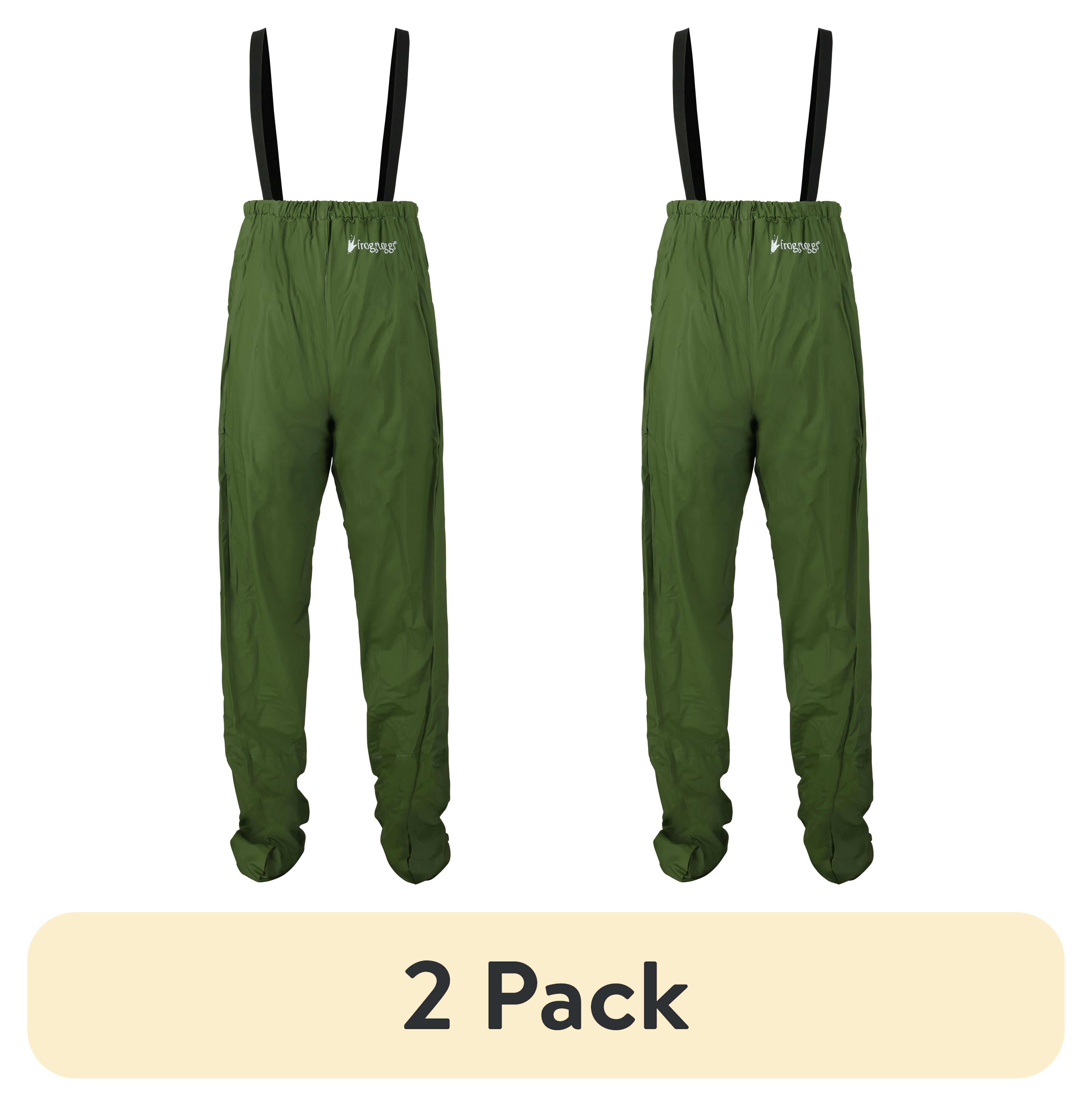 (2 pack) Frogg Toggs Rana Emergency Stockingfoot Wader for Men, Waterproof Fishing Gear, Size XL/2X
