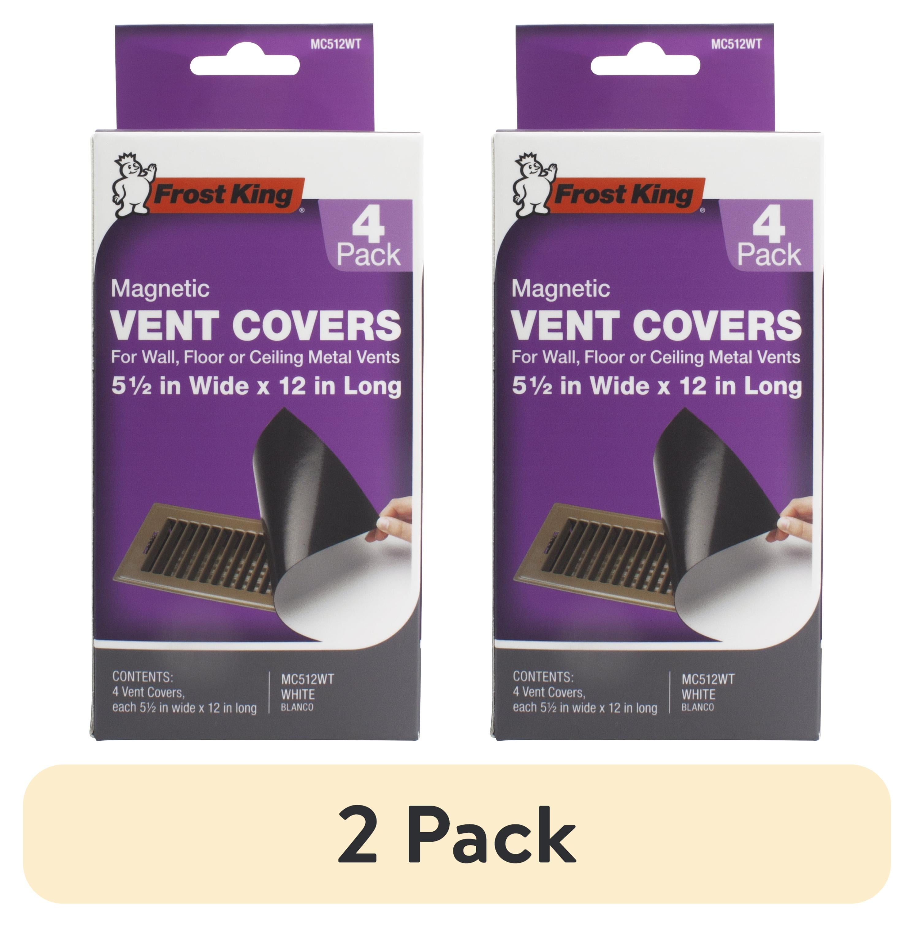 pack) Frost King® Magnetic Vent Covers for Wall, Floor or
