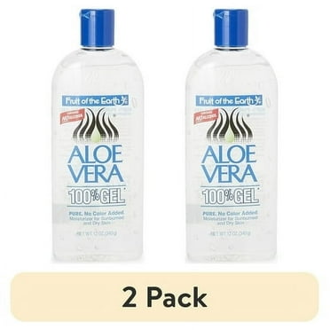 (2 pack) Fruit of the Earth Aloe Vera Moisturizing Gel, Unscented 12 oz.