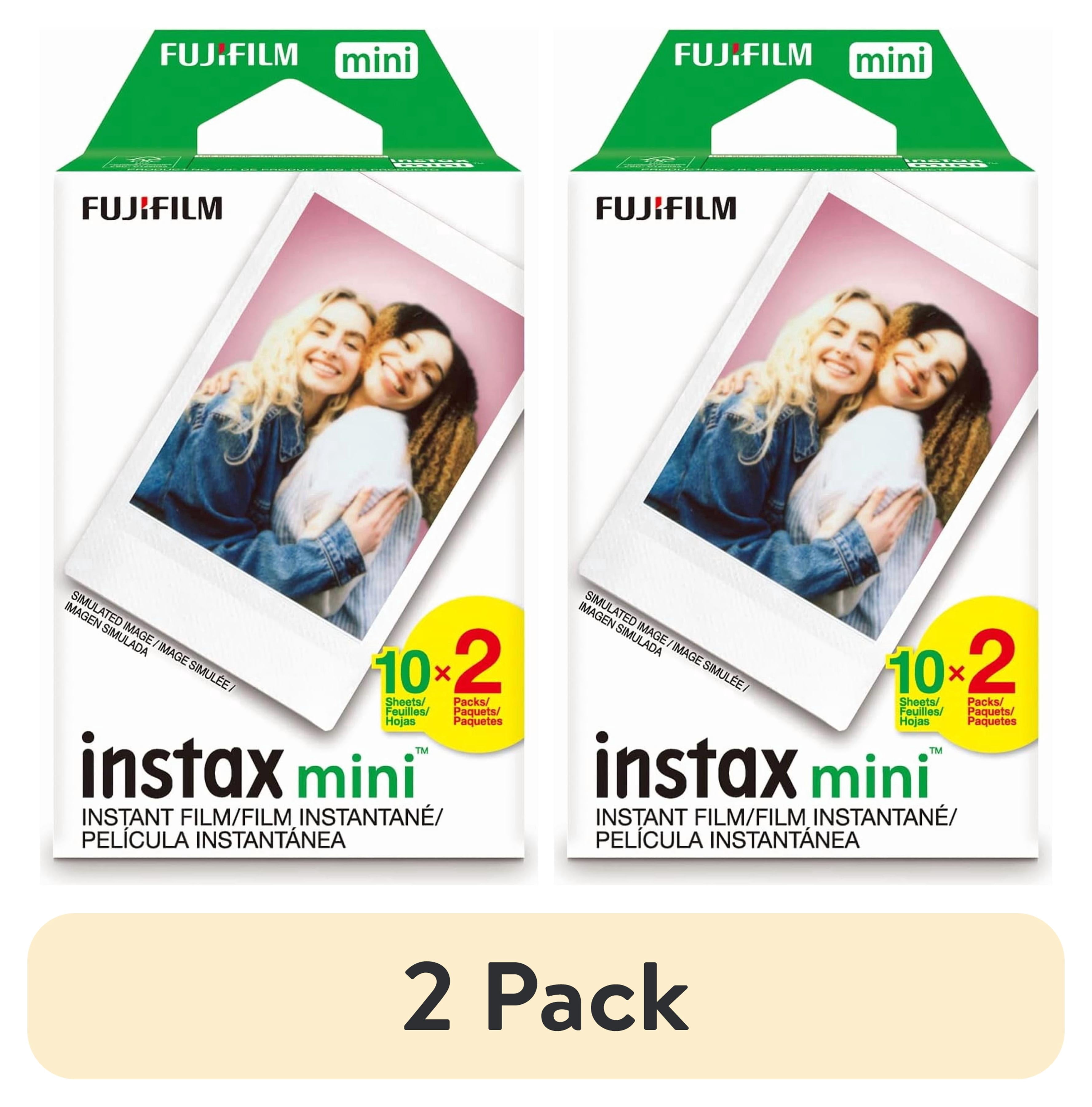 2 pack) Fujifilm Instax Mini Twin Pack Film (20 sheets) - Walmart.com