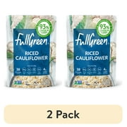 (2 pack) Fullgreen Riced Cauliflower 7.05 oz Shelf Stable Pouch