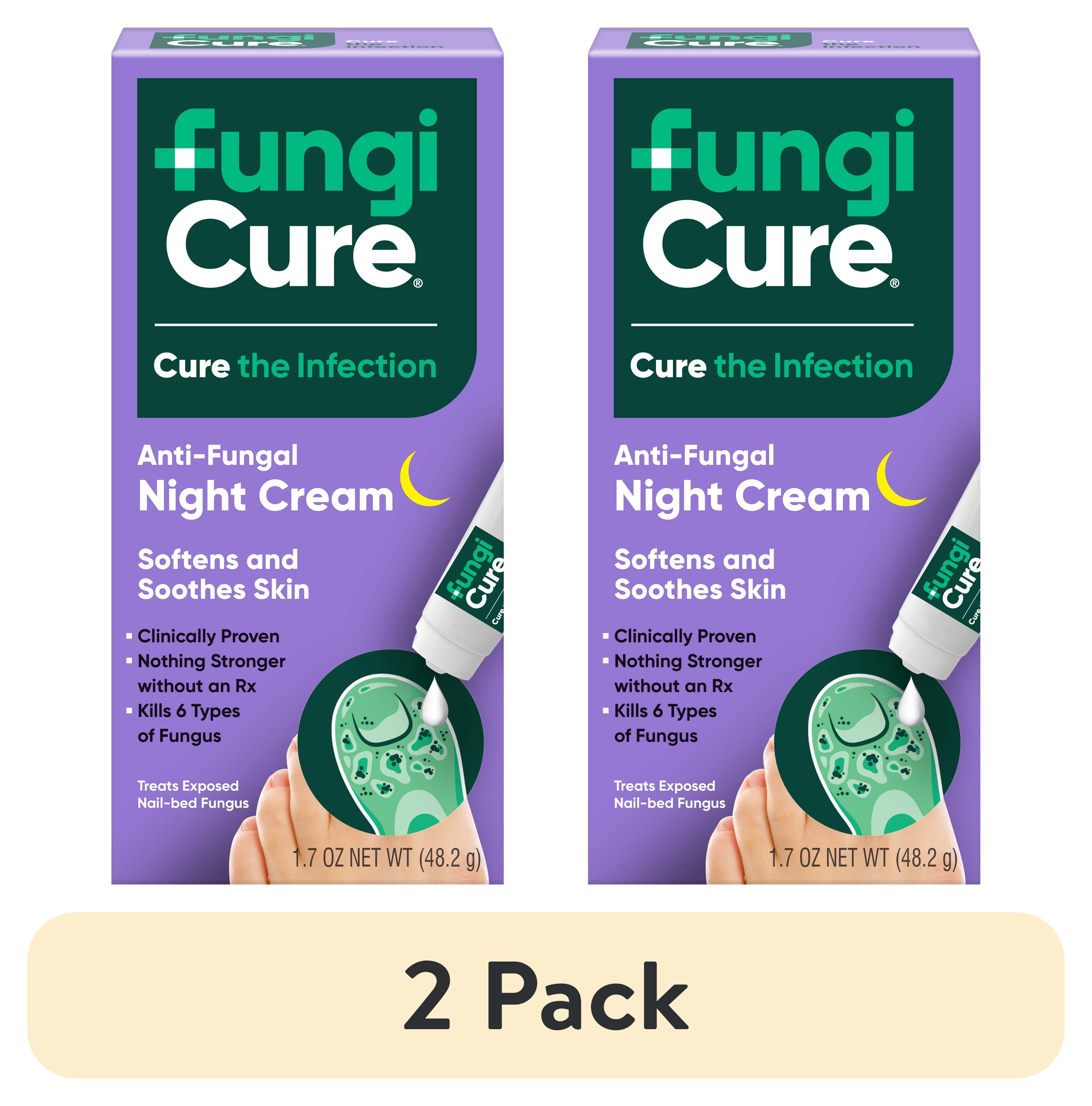 (2 pack) FungiCure Anti-Fungal Night Cream, Cures & Soothes, Clotrimazole 1%, 1.7 oz