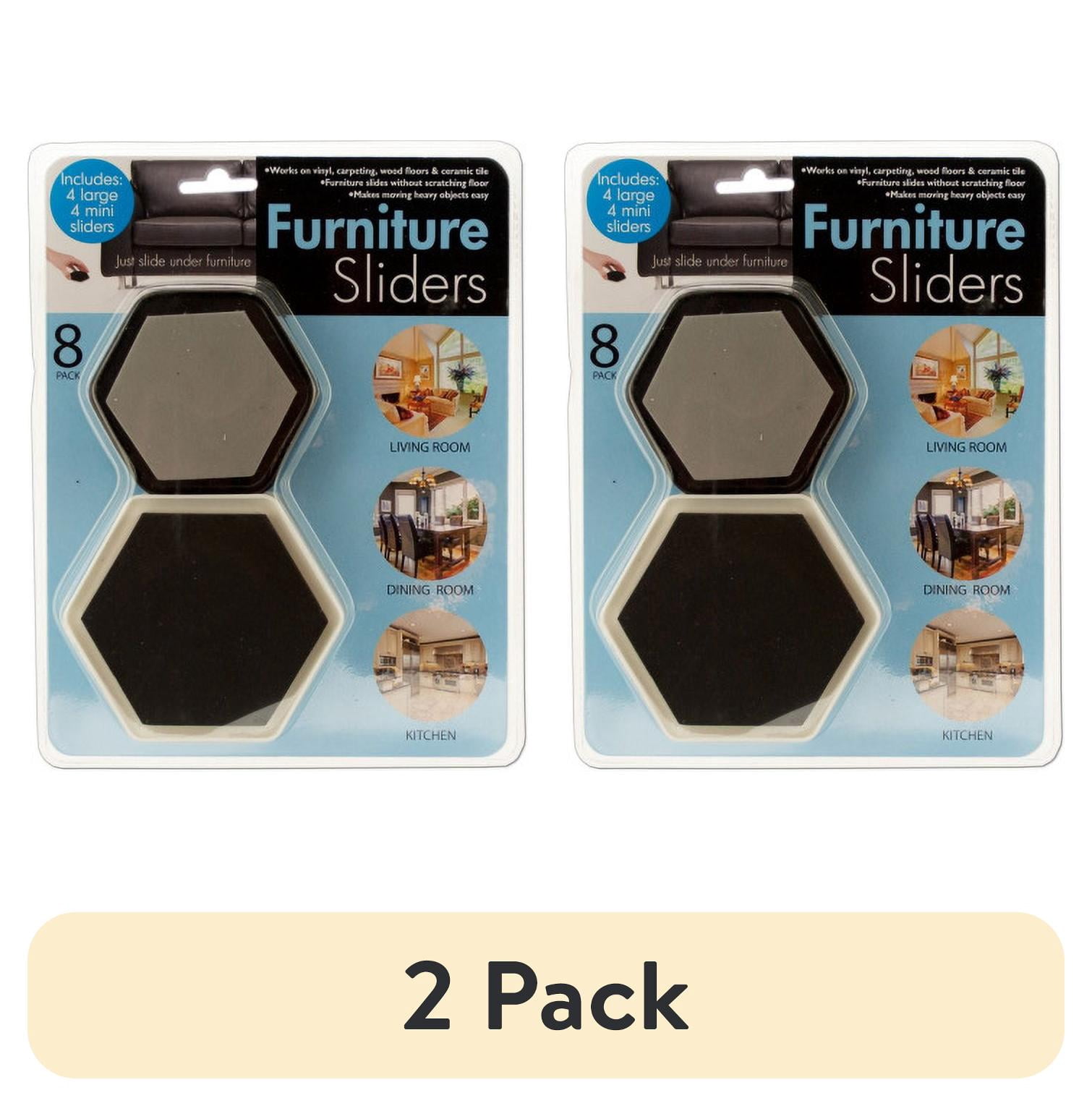(2 pack) Furniture Sliders with Foam Padding - Walmart.com