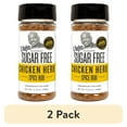 thumbnail image 1 of (2 pack) G Hughes Sugar Free Chicken Herb Rub Seasoning, 3.75 oz Bottle, 1 of 9
