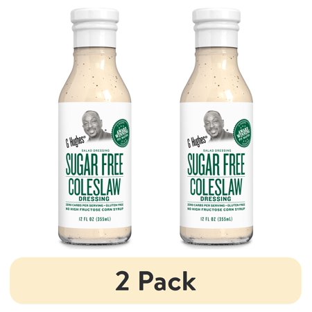 (2 pack) G Hughes Sugar Free Coleslaw Dressing, 12 oz