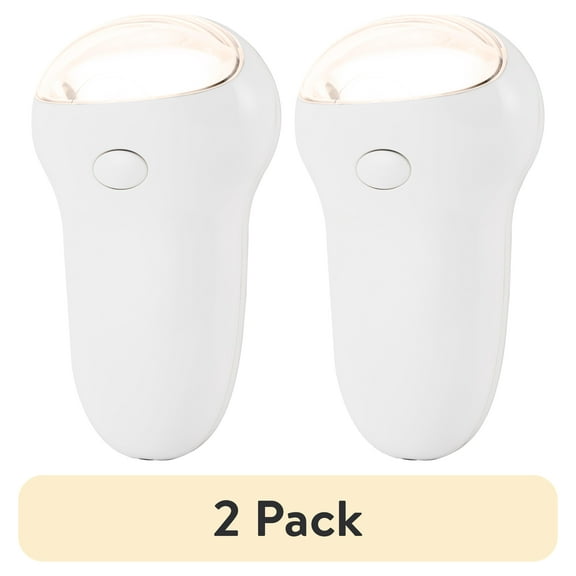 (2 pack) GE 3-in-1 Rechargeable LED Power Failure Night Light, Plug-In, Auto, On/Off, White, 11281