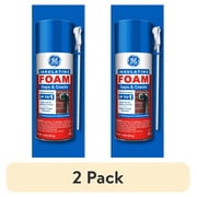 (2 pack) GE Gaps & Cracks Insulating Foam, Pack of 1, Yellow 12 oz Can