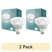 (2 pack) GE LED+ Motion LED Light Bulbs, 15 Watt, Security Light, PAR38, Medium Base