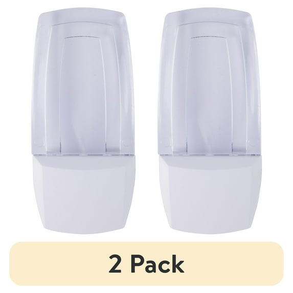 (2 pack) GE Plug-in LED Night Light, Always-on, 5 in, Soft Blue, 38767