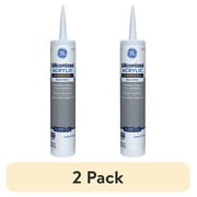 (2 pack) GE Siliconized Acrylic Painters Pro Sealant Seal & Paint, Pack of 1, Clear 10 fl oz Cartridge