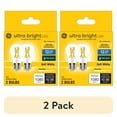thumbnail image 1 of (2 pack) GE Ultra Bright LED Light Bulbs, 100 Watt, Soft White, A15 Ceiling Fan Bulbs, Medium Base, Clear Finish, 2pk, 1 of 8