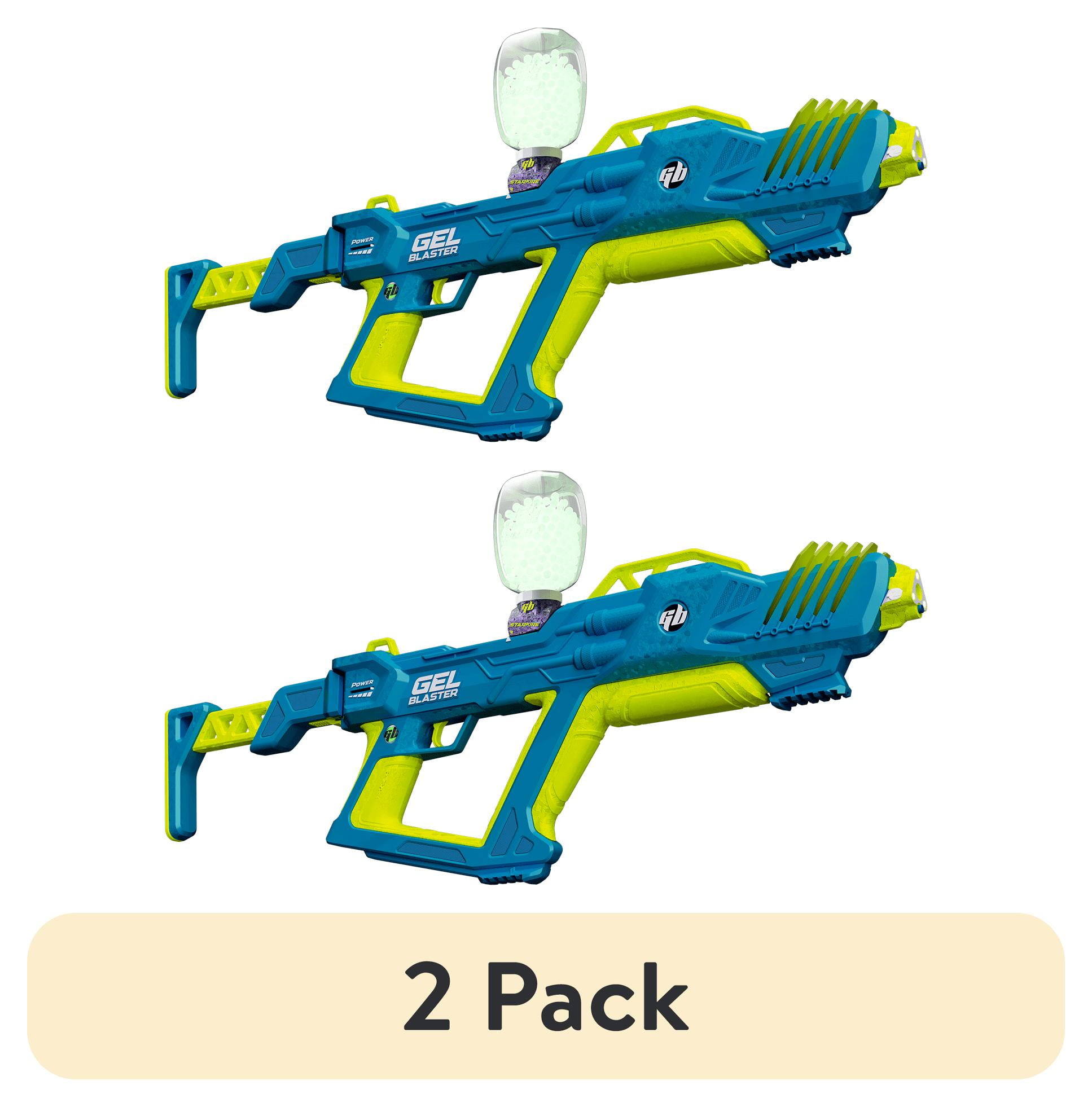 START HFXT GEL FINISHER ブルージェル グライダー 2 pack) GEL BLASTER Starfire 2 XL - Walmart.com