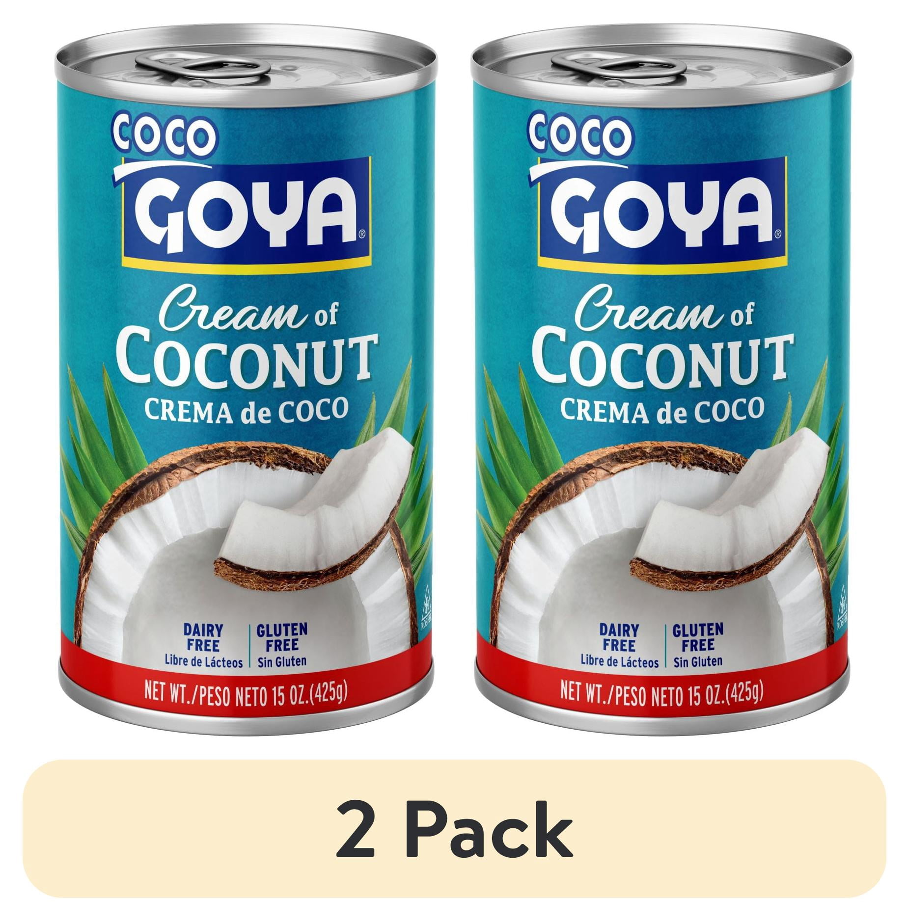 (2 pack) GOYA Cream of Coconut 15 oz Can