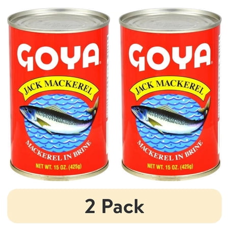 (2 pack) GOYA Jack Mackerel In Brine 15 oz