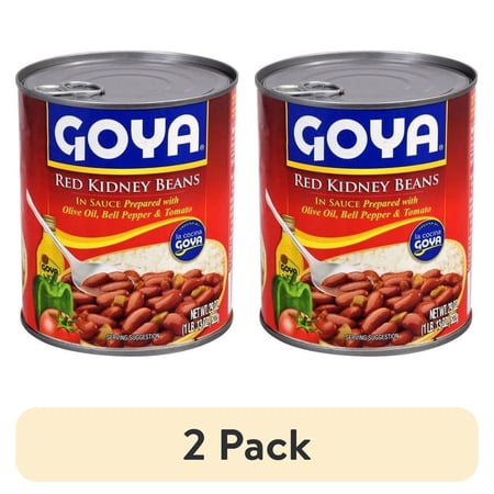 (2 pack) GOYA Red Kidney Beans In Sauce 29 Oz