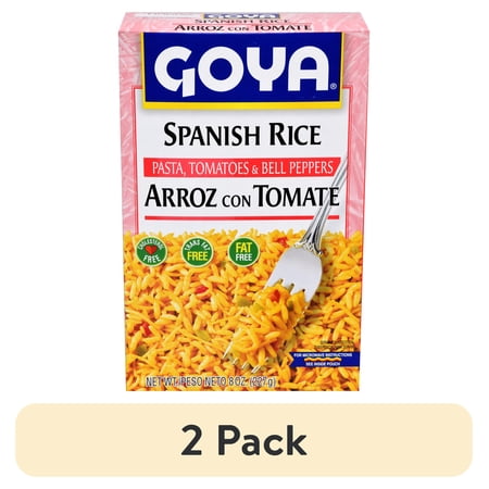 (2 pack) GOYA Spanish Rice Pasta with Tomatoes & Bell Peppers, 7 oz