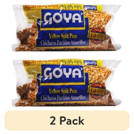 (2 pack) GOYA Yellow Split Peas 14 oz