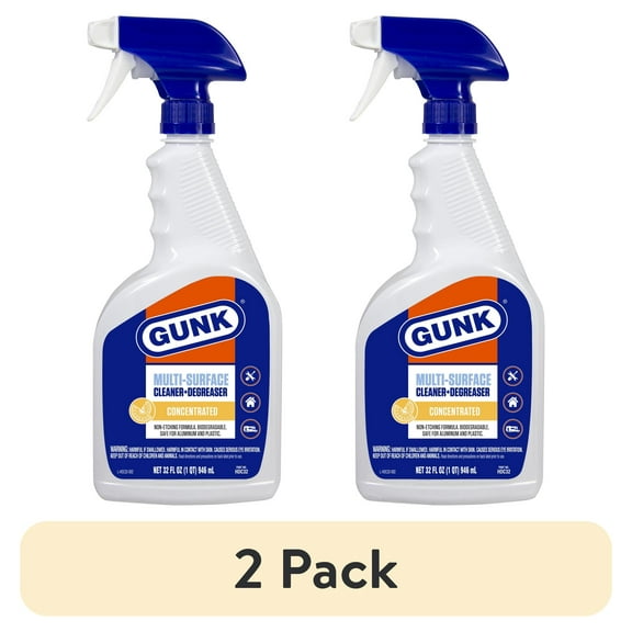 (2 pack) GUNK HDC32 Multi-Surface Trigger Spray Degreaser, 32 oz
