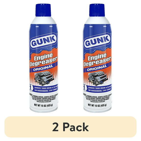 (2 pack) GUNK Engine Degreaser Spray for All Vehicle Types, 15 oz