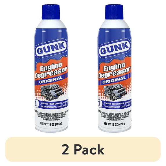 (2 pack) GUNK Engine Degreaser Spray for All Vehicle Types, 15 oz