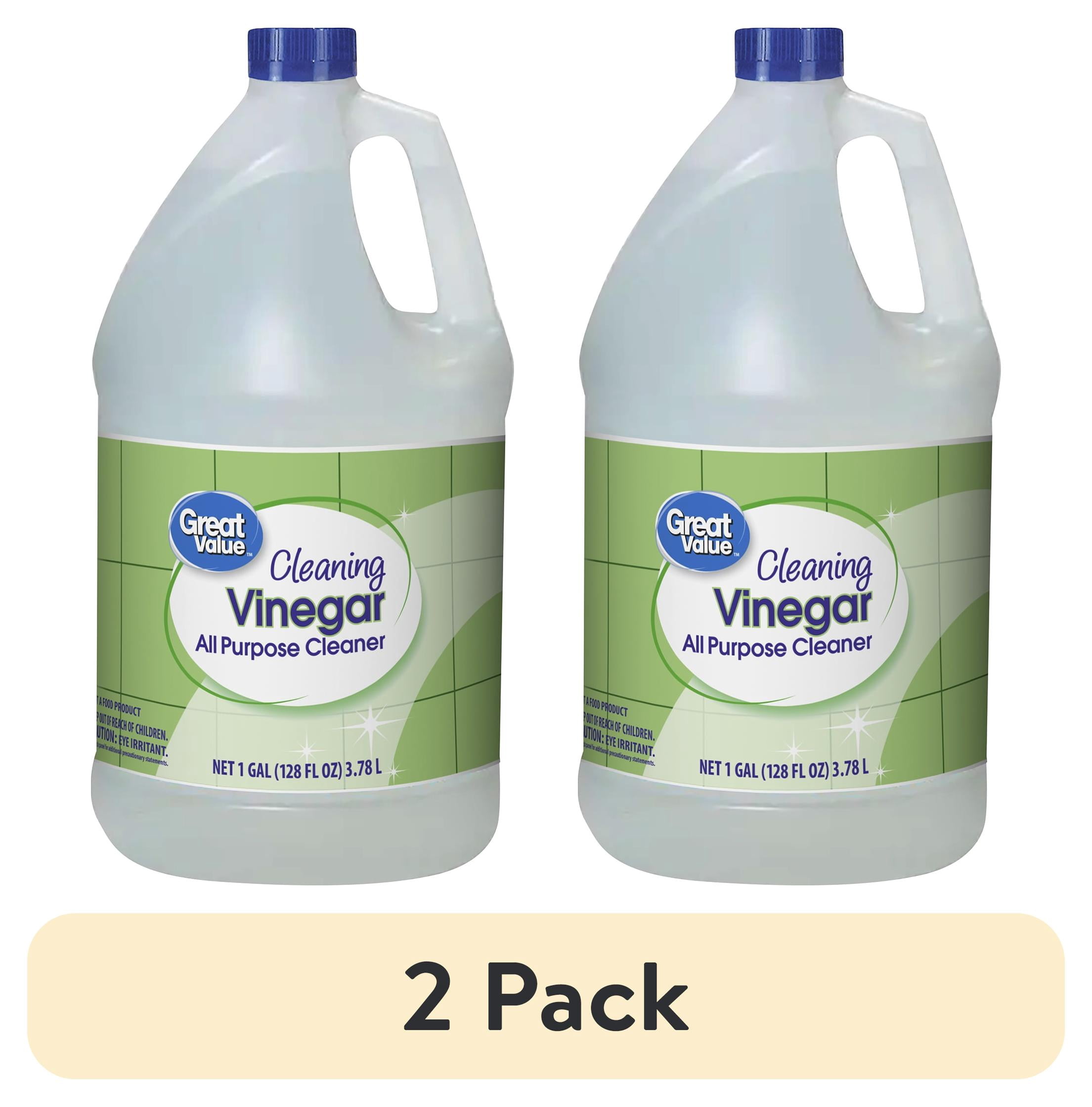 (2 pack) Great Value All Natural Cleaning Vinegar 128 fl oz