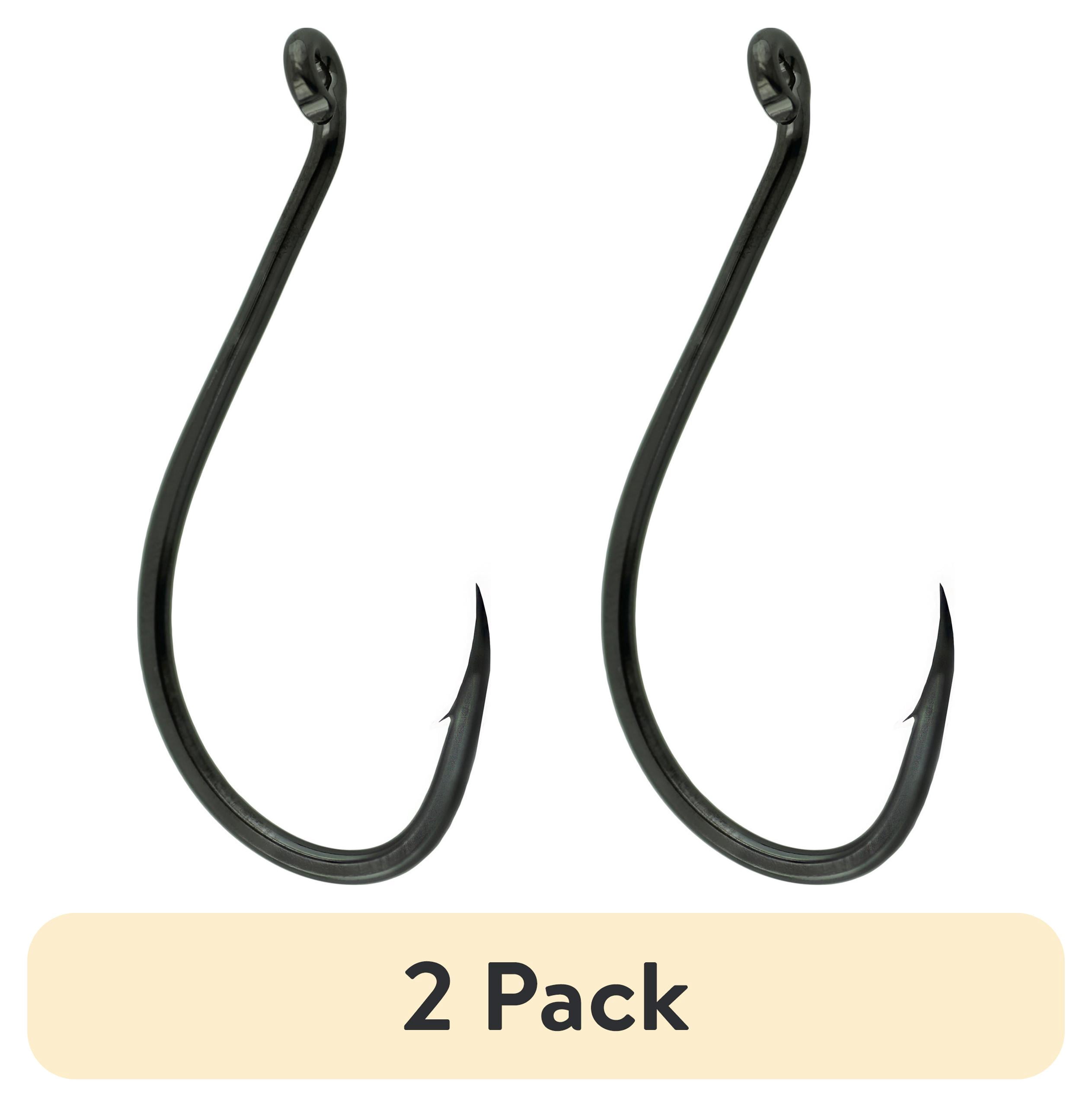 (2 pack) Gamakatsu Octopus Hook in High Quality Carbon Steel, NS Black, Size 1, 8-Pack