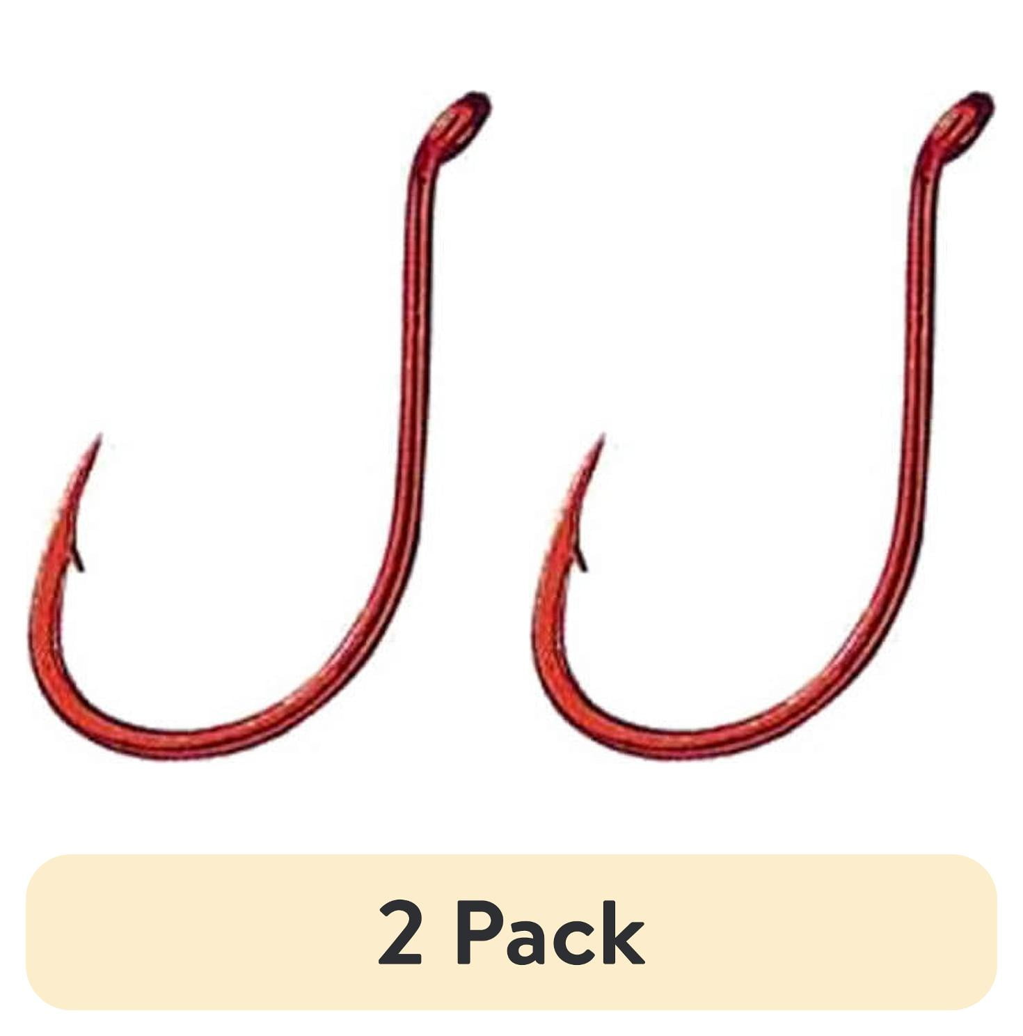 (2 pack) Gamakatsu Octopus Hook in High Quality Carbon Steel, Red, Size 4/0, 6-Pack