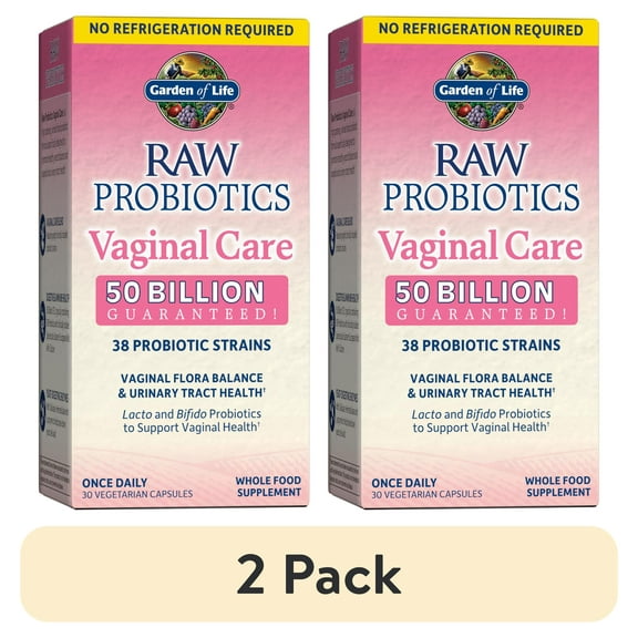 Garden of Life Raw Probiotics Vaginal Care, 30 Vegetarian Capsules