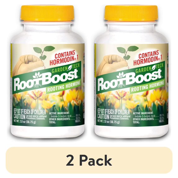 (2 pack) RootBoost Plant Rooting Hormone Powder, 2 Ounces