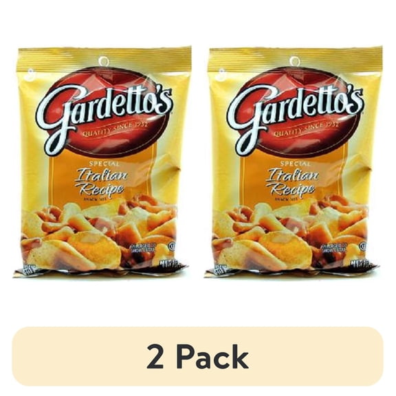 (2 pack) Gardettos, Special Italian Recipe, Count 7 (5 oz) - Snacks / Grab Varieties & Flavors