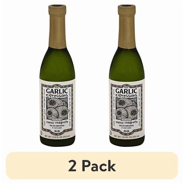 garlic expressions classic vinaigrette salad dressing (2 pack) & Marinade, 12.5 Oz (1 Pack) Size:04