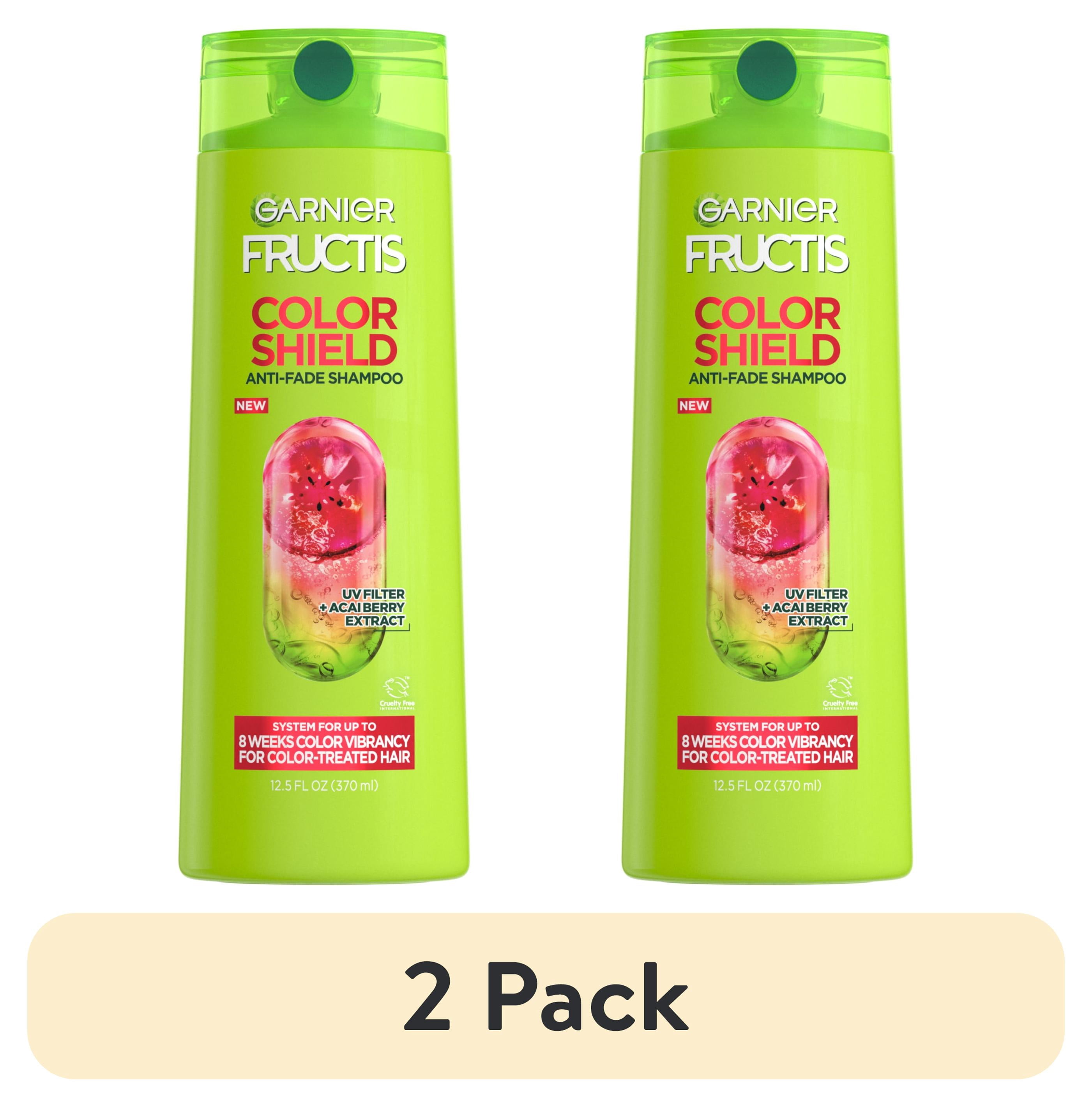 2 pack) Garnier Fructis Color Shield Color Protecting Shampoo Acai