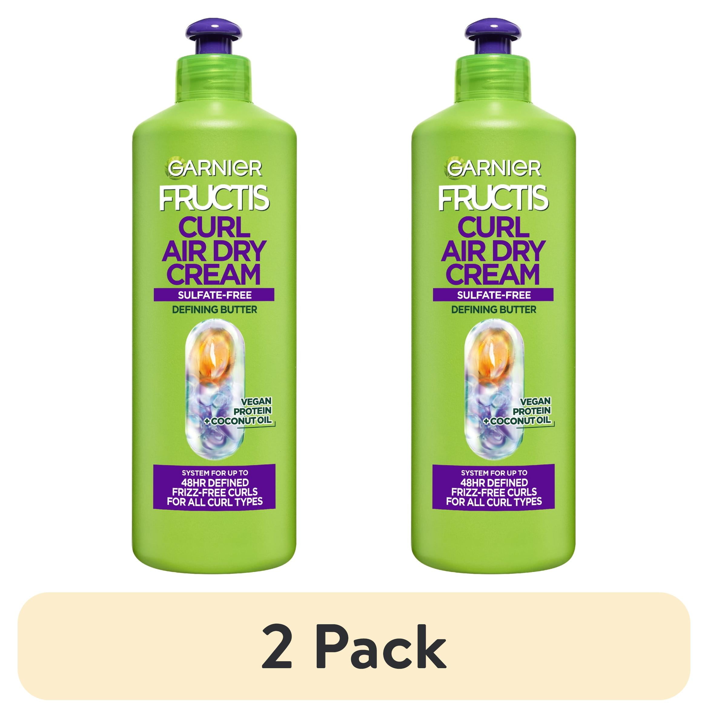 2 pack) Garnier Fructis Curl Cream for Curly Hair, 16.9 fl oz - Walmart.com