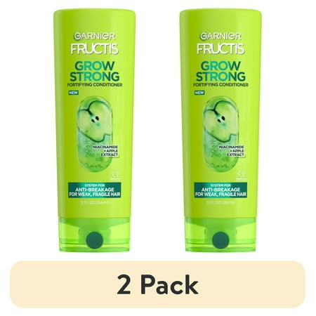 (2 pack) Garnier Fructis Grow Strong Fortifying Conditioner, 12 Oz