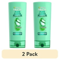 (2 pack) Garnier Fructis Pure Clean Moisturizing Conditioner, Dry Hair, with Aloe Extract, 21 fl oz