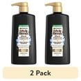 thumbnail image 1 of (2 pack) Garnier Whole Blends Rebalancing Cleansing Shampoo with Black Charcoal, All Hair Types, 26.6 fl oz, 1 of 9