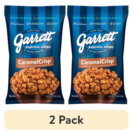 (2 pack) Garrett Popcorn Shops, CaramelCrisp, 7.5 oz