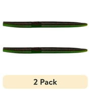 2 pack Yamamoto Baits Senko Soft Plastic Lure 5 - Green Pumpkin Red Flake/Watermelon